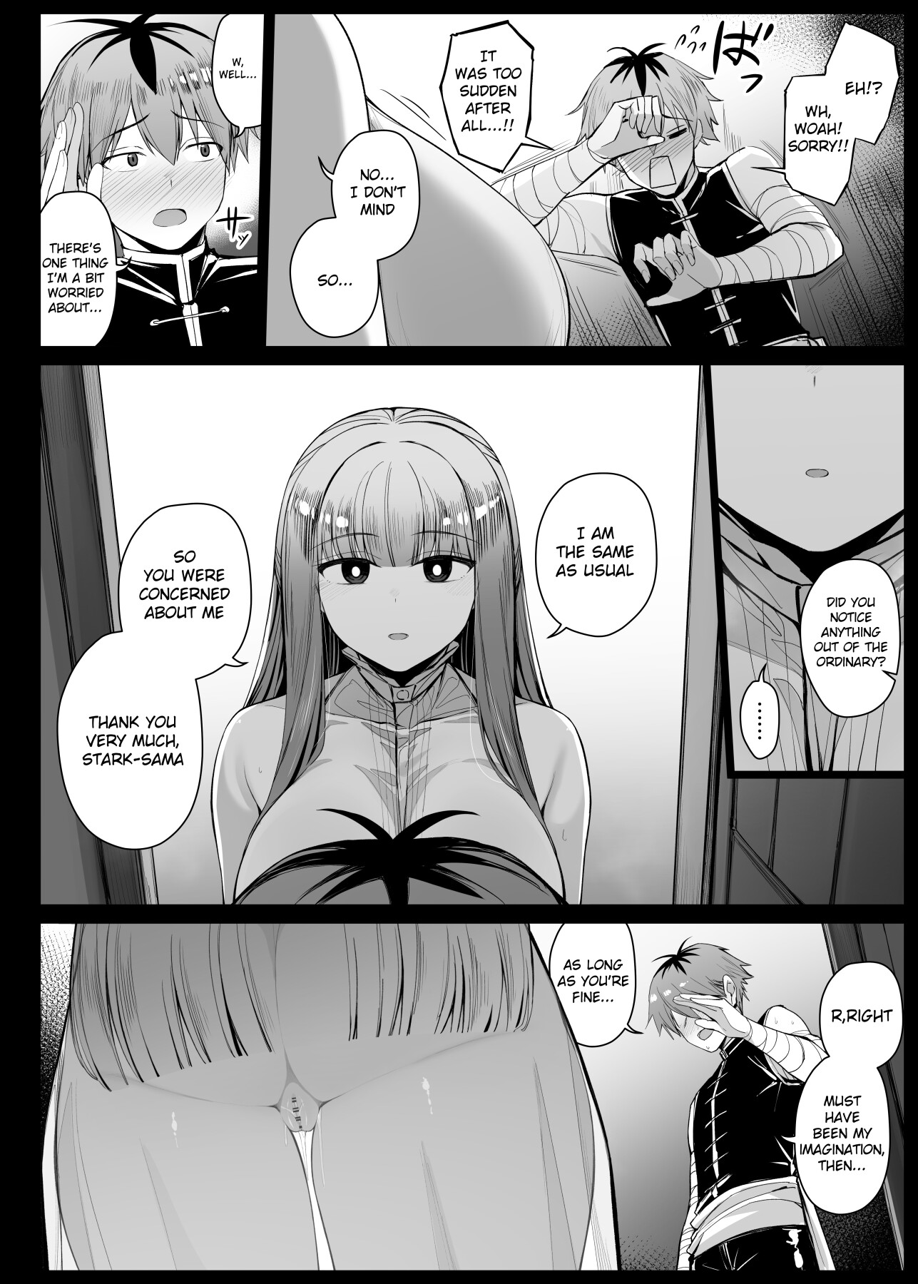 Hentai Manga Comic-Stark gets a mirror that projects whatever he desires-Read-4